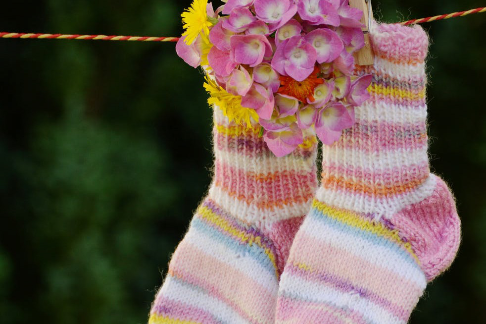 Brighenti Filati Italia yarns for baby socks